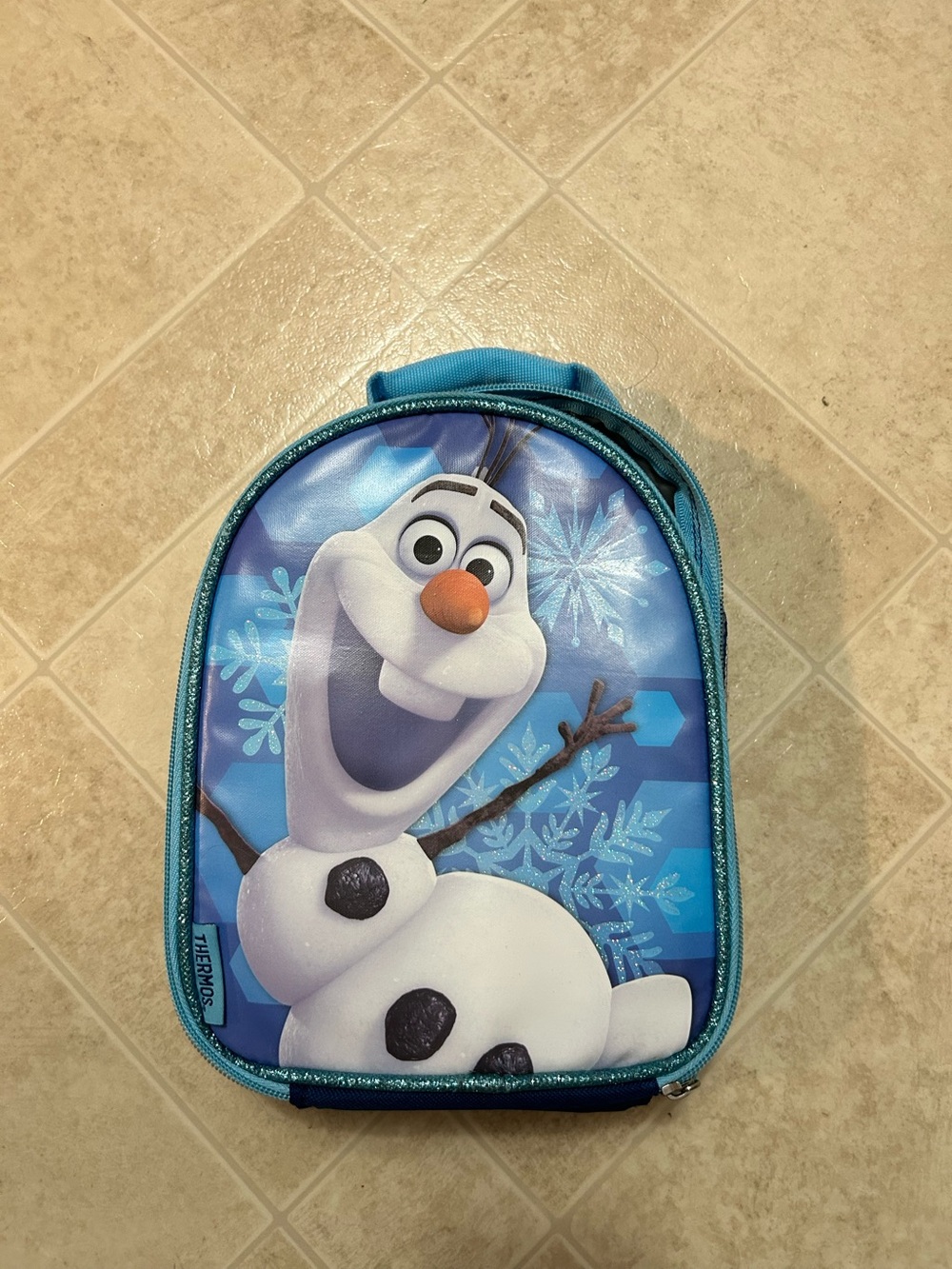 Thermos Blue Olaf Character Kids Lunchbox